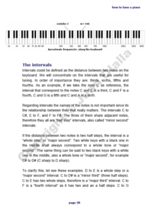 The intervals