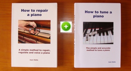 how to tune + how to repair a piano - 2 books - 